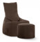 SITTING POINT only by MAGMA Sitzsack-Set Scuba Swing + Hocker braun