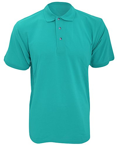 Kustom Kit Workwear Mens Short Sleeve Polo Shirt (3XL) (Turquoise)