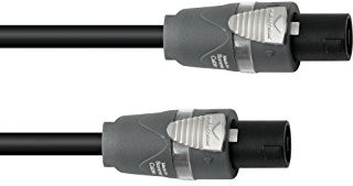 Altavoz cable Speakon 5m 2x2.5 bk
