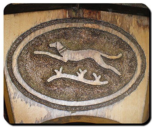 Windhund Division 116 WK 2 WW II Abzeichen Wappen Holz - Mauspad Mousepad Computer Laptop PC #12952