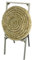 Runde Strohscheibe Deluxe - Ø 80 cm x 8 cm - Zielscheibe - Farbe: Natur + Holzständer S200, Zubehör für Bogenschießen, Pfeil und Bogen, Bogensport