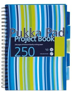 Pukka Project Pad A4 Hardback 250 Pages 125 Sheets