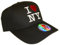 City-Souvenirs I Love NY Kappe: Schwarz, Unisex, Baseball-Kappe, Schwarz, Einheitsgröße