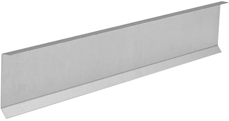 SAREI Kappleiste | Alu-Natur | 70 mm x 2 m | Profilblech in Profi Qualität | Dach-Abschluss | aus Aluminium | Made in Germany