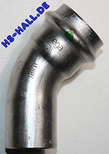 Viega Sanpress gebogene 2326.1 – 45 ° 2326.1 Durchmesser 28 mm Edelstahl