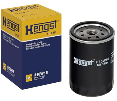 HENGST - Ölfilter H10W16 - Öl-Anschraubfilter für KFZ | Hochwertiger Motorölfilter für KFZ mit Otto- oder Dieselmotor - Robuster Ölfilter mit hoher Schmutzaufnahmefähigkeit