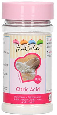 FunCakes Citric Acid Conservateur Alimentaire Naturel 100 g