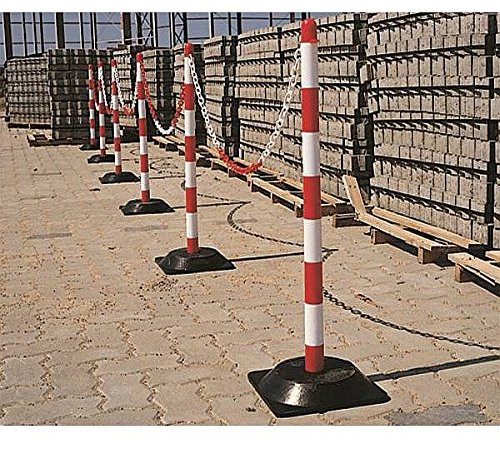 LEMAX® Kettenständer, GUARDA Mobil, Set mit 6 Pfosten 265x265mm