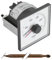 JUMO Thermostat für Pizzaofen ITALFORNI EURO CLASSIC, EURO STAND, ECO GAS A Fühler ø 8x150mm 1CO 0-500°C Einbau 60mm 5A