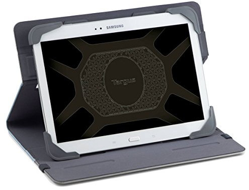 Targus THZ66302GL Étui pour tablettes Rotatif Universel Targus Fit N Grip pour appareils de 9-10” - Gris