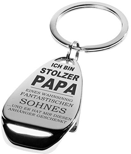 Lieblingsmensch Familien - Schlüsselanhänger Modell: wahnsinnig fantastisch - Papa eines Sohnes
