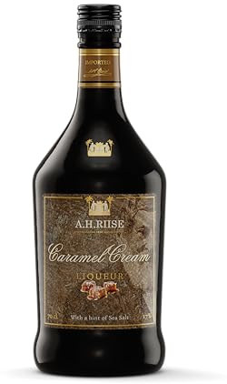 A.H. Riise Caramel Cream | Sahnelikör auf Rumbasis | Angenehme Noten von Meersalz | 700 ml | 17% Vol.