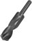 sourcing map Reduced Shank Drill Bit 27mm Black Nitride Coated with 1/2 Inch Straight Shank, High Speed Steel HSS 9341 Twist Drill Bit for Stainless Steel Alloy Metal Plastic