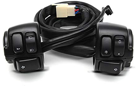 Lenkerschalter für Harley Davidson Fat Boy 96-11 Lenkerarmatur schwarz