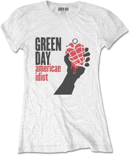Green Day T Shirt American Idiot Nue offiziell Damen Skinny Fit