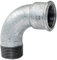 Bogen kurz 3/4 90 Grad IG/AG - Fitting aus Temperguss feuerverzinkt - Formteil Nr. 1A - qpool24