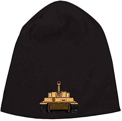 Rough Sketch Minimalistic Tank Graphic Jersey Beanie Hut Dünne Slouch Cap Unisex One Size