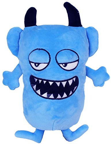 YXiang Mostro Peluche Bambola Divertente Mostro Brutto Peluche Regalo di Compleanno di Halloween Giocattolo per Bambini (20 cm (Blu)