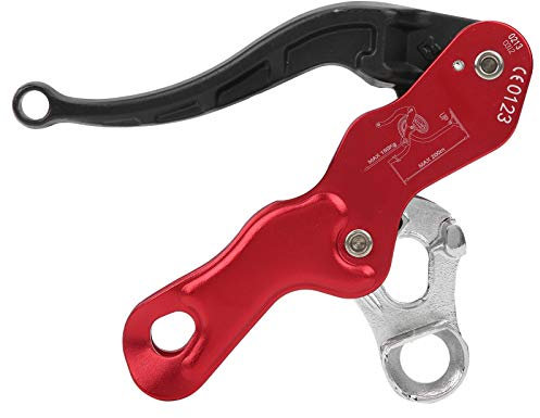 Professional Self Braking Descender Belaying and Rappelling Gear Equipment for 10-12mm Rope Rock Climbing Tree Arborist Weightliftingbelt Other Extreme Sports Products