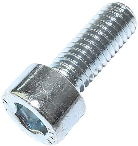 AERZETIX - C47659 - Satz von 100 stück - bolzen innensechskantschrauben M6x16 - mit innensechskantkopf - Ø6x16mm - DIN 912 - klasse 8.8 - aus verzinktem stahl - heimwerken - montagewerkzeug eisenwaren