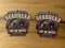 MG070 / 2X Gearhed Aufkleber 9x8,5cm Greaser Outlaw Sticker Hotrod USA V8 Custom Kult Tuning Oldtimer Oldschool