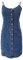 JOPHY & CO. Salopette Corta Blue Jeans Denim Donna Abito Monopezzo Jumpsuit in Cotone (cod. 125) (l)