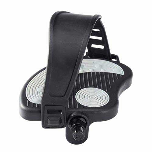 Heimtrainer Pedale mit Riemen für Heimtrainer Dynamometer Spinningrad Indoor Fahrrad Pedale 6 Monate Garantie