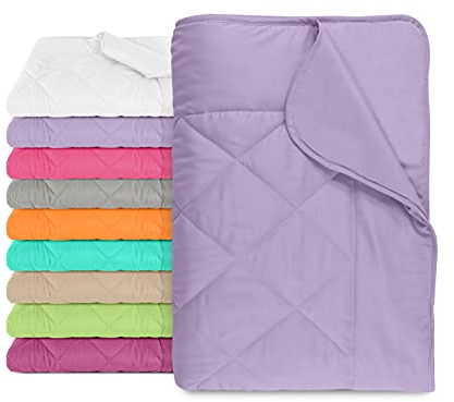 npluseins 1180.1542 Couverture d'été pour pique-nique Lilas 135 x 200 cm