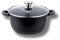 Cflagrant® Faitout XXL Façon Pierre avec Couvercle Tous Feux Dont Induction Sans PFOA Cuisson Sans Matière Grasse Revêtement en Greblon C3 de Technologie Allemande (XXL 32cm)