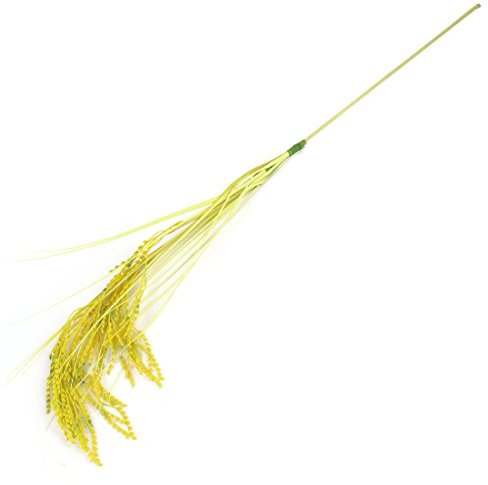 Ruilogod Home Table Decor Simulación Artificial Arroz Paja Decoración 87 cm de Largo