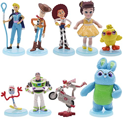 Mini Figures Set, 9PCS Toys Ornament Cake Toppers Birthday Party Supplies Cupcake Figurines Birthday Party Cake Decoration Supplies for Party Decoration Supplies Baby Shower