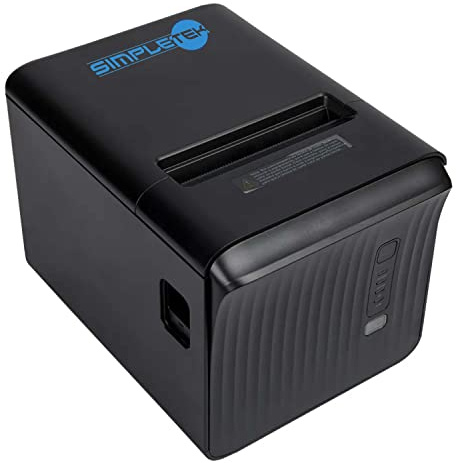 SIMPLETEK - 80 mm USB-Thermodrucker | Zum Drucken von Quittungen kompatibel Windows Mac Linux