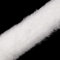 Kunstfell Fellbesatz 100x5cm Kunstpelz Fellstrang Fellstoff Fellkragen Farbwahl, Farbe:weiß