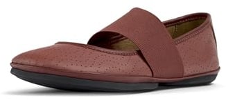 Camper, Right Nina, Women Moccasin/Ballerina, Medium Red, 39, (EU)