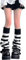 Happy Cherry Leg Warmers for Women Girls Knit Ankle Cuffs Heaters High Footless Knee Socks Ladies Japanese Style Winter Boot Socks Kawaii Legwarmers Y2k