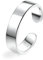 ALEXCRAFT Chunky Ring Silber 925 Damen Herren Offene Verstellbare Silberring Breit Geschenke für Frauen Freundin Mama Mädchen Valentinstag 5mm