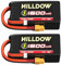 3S Lipo Batterie 11.1 V RC Akku 85C 1600mAh mit XT60-Stecker für RC Auto RC Boot RC Flugzeug Hubschrauber Drohne FPV (2 Stück)