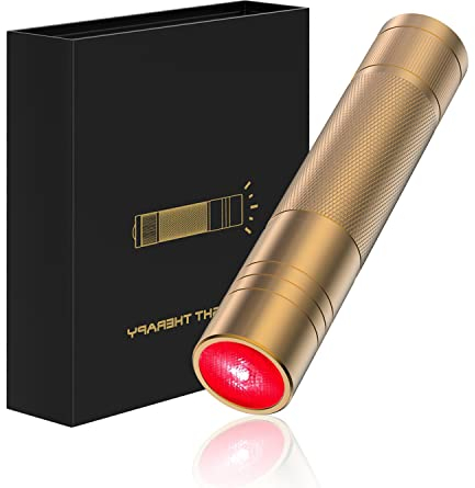 KTS Rotlicht Therapie(630/660/880nm),FDA Zugelassen Handgerät Kaltlasertherapie SchmerzLinderungs,Tragbare Niedrige Niveau Infrarotlicht für Körper,Muskeln,Schulter,Rücken,Knie