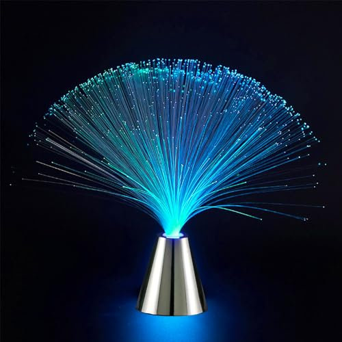 Fiber Lampe Kunststoff Fiber-Leuchte Eiskristall Glasfaserlampe Effektleuchte Fiberglas Fiberglas Lampe Fließender Farbwechsel Geburtstag Valentinstag Hochzeit Schlafzimmer Tabelle Dekoration