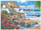 The House of Puzzles Seaspray Cottages Jigsaw - Big 500 Piece Jigsaws For Adults, Extra Large Pieces, Artist Illustrated, Scenic Landscape, Deluxe Puzzle Gifts