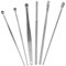 PACKOVE 6piezas Kit De Limpieza De Oídos Inoxidable De Para Eliminar Cera De Oídos Set De Cucharas Espirales Con Caja De Almacenamiento Limpieza Para Adultos