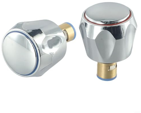 Basin Sink Tap Reviver Kit, 1/2 Replacement Heads Chrome Conversion Set for your Bathroom, Kitchen