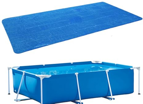 Solar Mat for Recessed Pool, Heating Film for Inflatable Family Pool, UV-Resistant Heat Film, Safety for Pond, Garden, Winter, Summer