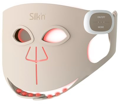 Silk'n LED Face Mask - LED Face Mask Pro - Promo pack: Serum Builder included - Luminous mask for collagen, anti-wrinkle and anti-aging - Wireless for 130 minutes - Pink