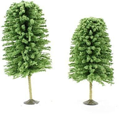 Bachmann Trains - SCENE SCAPES - 5½- 6½ DECIDUOUS TREES (2 per box) - O Scale