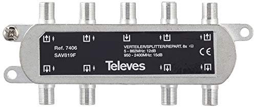 Televés - Televes - Repartidor pasivo 8d 5-2150 mhz 18db