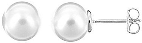 Xenox XS5130 Ohrringe Ohrstecker Perl Dreams Silber Weiss Ø 8 mm