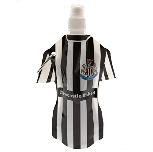 Newcastle United Utd Team Kit Shirt Flat Water Drinks Bottle Football Official