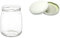 40 Barattoli in vetro per salsa e pelati 580 ml con tappo
