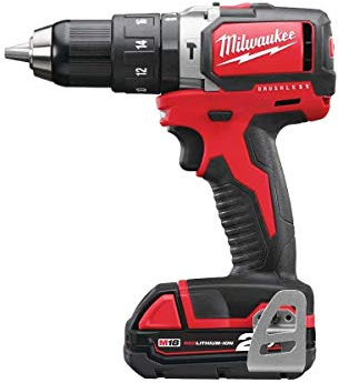 Milwaukee 4933448447 - M18 blpd-202c taladro percutor m18 brushless sin escobillas 18v, 60nm, 0-450/0-1800rpm, red lithium 2,0ah